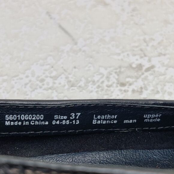 Dansko 'olivia' Loafer Flat Shoe Sz 37 US 6.5 - 7 Black & Bronze Snake Embossed - Picture 14 of 16